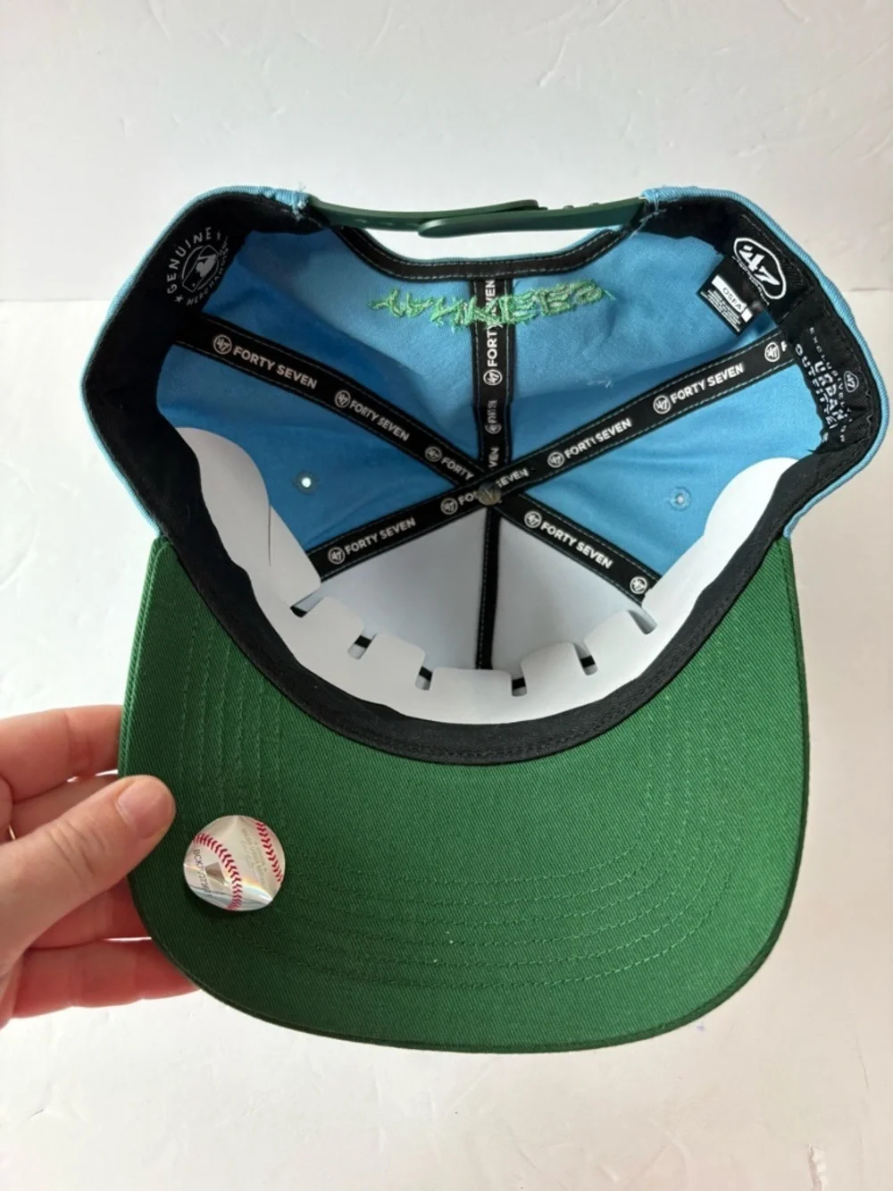 NWT '47 Brand MLB New York Yankees Globe Logo Patch Hat